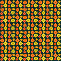 seamless pattern with flowers
