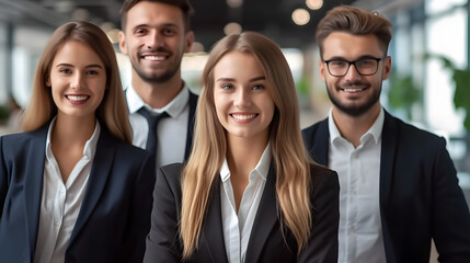 Fototapeta premium group of business people