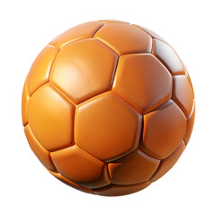 Textured Orange Soccer Ball A Classic Sports Equipment for Outdoor Games and Activities