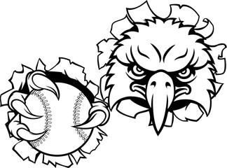 Eagle Hawk Baseball Softball Bald Eagles Mascot