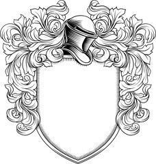Coat of Arms Crest Knight Medieval Shield Heraldic
