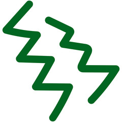 Hand Drawn Zigzag Line