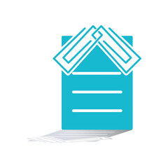 Paperclip icon design template