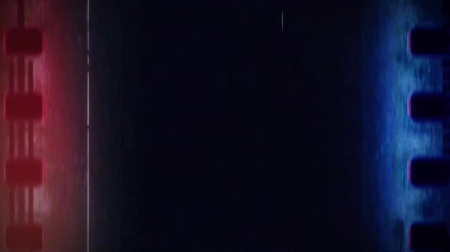 Vintage film projector 8 mm overlay effect