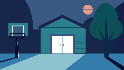 Naklejka premium house in the night