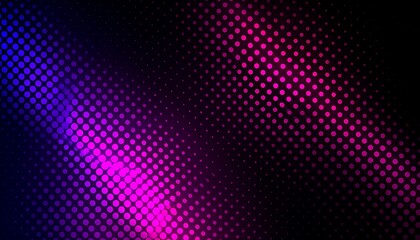Abstract background with vibrant gradients and halftone dots