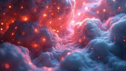 Microscopic image of cell community