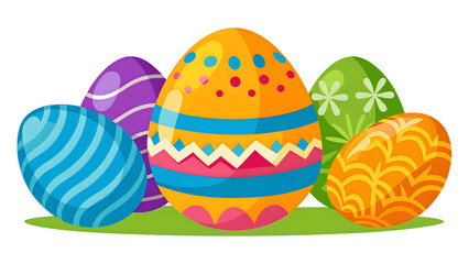 colorful easter eggs