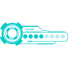 Futuristic Tech Loading Bar © Vibe