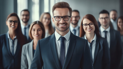 Fototapeta premium group of business people