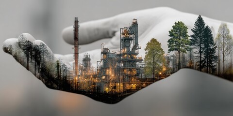 Concept images related to helping conserve the environment