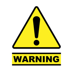 英語版警告マークのイラスト素材