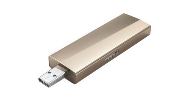 USB Flash Drive on Transparent Background