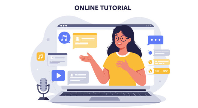 Engaging online tutorial with diverse multimedia elements for interactive learning