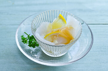 爽やかレモン風味の刺身こんにゃく