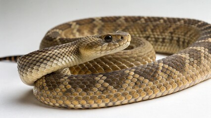 Obraz premium Habu Snake on studio background