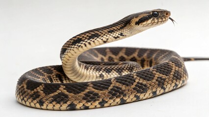 Obraz premium Habu Snake on studio background