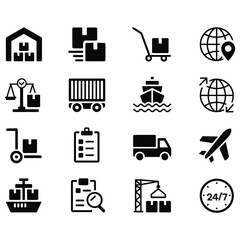 Logistics and Shipping icon 