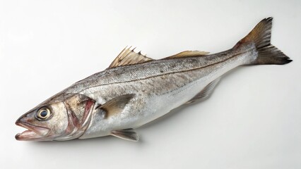 Fototapeta premium Haddock on studio background