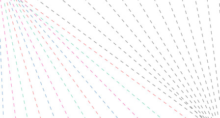 Abstract Radiating Dashed Lines Background - Subtle Digital Geometric Pattern