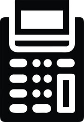 Fototapeta premium Credit card terminal icon