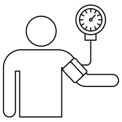 Blood Pressure icon, Monitor Your Blood Pressure: A Key to Heart Health, Stay in Control Understanding and Managing Blood Pressure