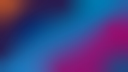 Photo of a smooth abstract background with a gradient of blue, purple, and orange hues