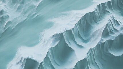 Obraz premium Abstract icy landscape