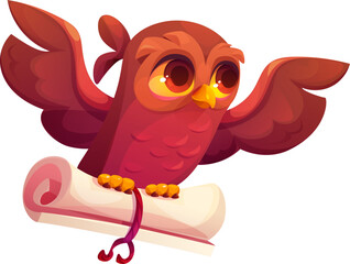 School Owl Mascot
