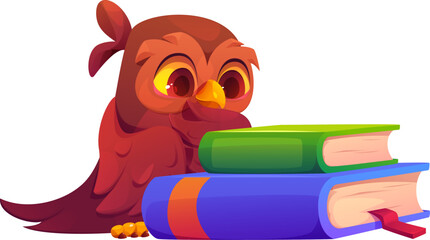 School Owl Character