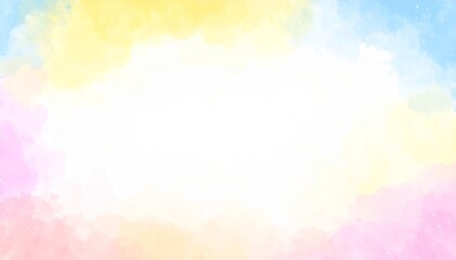 Fond d'illustration mignon aquarelle