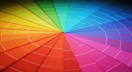 Obraz premium Spectrum of Hues A Colorful Display of Shades and Tones from a Multicolored Swatch