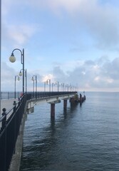 Obraz premium pier in the sea