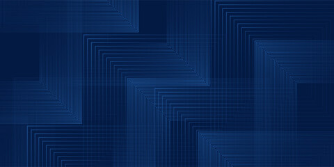 Obraz premium Abstract blue abackground with glowing arrow lines. Simple art shiny blue concept geometric lines design natural good modern.