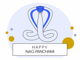 Hindu festival, happy Nag Panchami celebration background