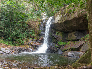 waterfall at Udzungwa Mountains Nationalpark in Tanzania