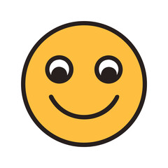 Fototapeta premium happy smiley face icon