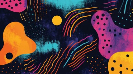 Artistic digital  of a vibrant galaxy with colorful stars and nebulas, set against the backdrop of space.