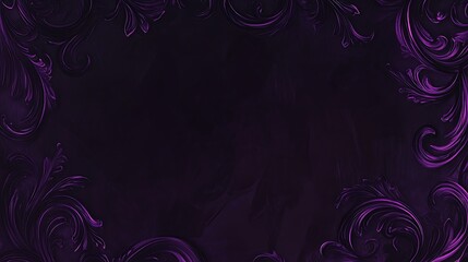 Dark purple ornate frame (1)