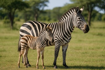 Obraz premium Alternative title for Zebra stand-in image