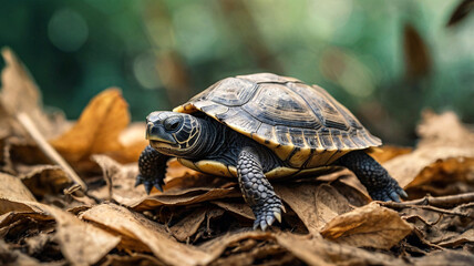 Obraz premium turtle on the ground
