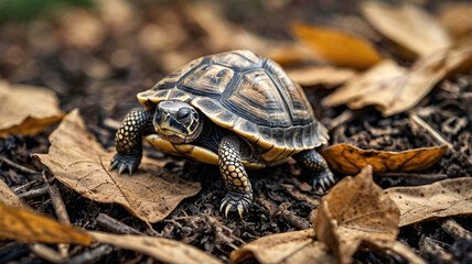 Obraz premium Potrait of a turtle
