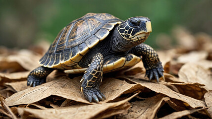 Fototapeta premium turtle on the forest