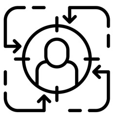 Retargeting  Icon Element For Design