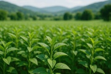 Obraz premium Stunning panorama of wild flora in the wilderness