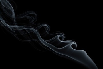 Fototapeta premium Dark night sky with a cloud of white smoke