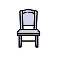 black leather armchair