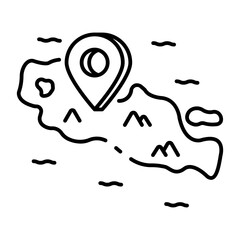 This Java island icon is suitable for Indonesia Independence Day, etc