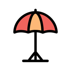 Fototapeta premium umbrella on a white background