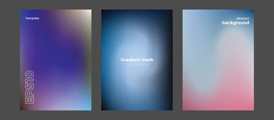 Fototapeta premium Abstract gradient mesh background template